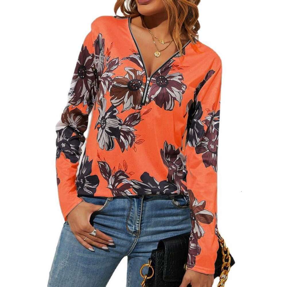 Best Saller Loose Versatile Half Sleeve Harajuku Print Vintage Casual Slim Streetwear Pure Cotton O Neck Lace Collar Blouse Womens Street Activity Cro