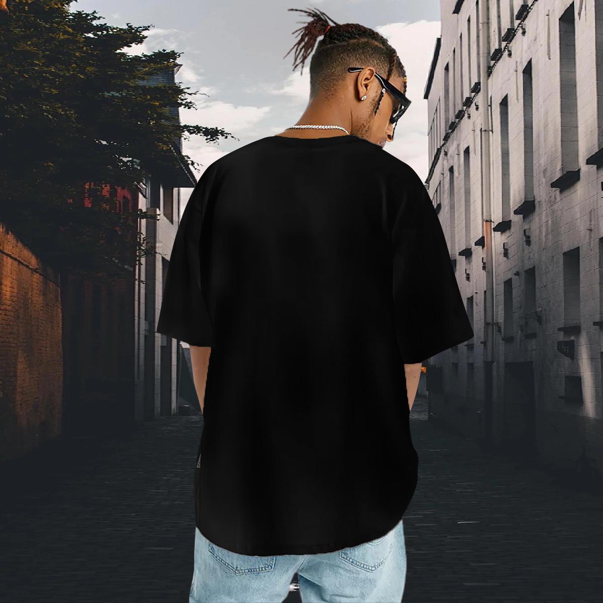Fashion Men T Shirts 100% Cotton 230g mushroom Street Wear Polos O-Neck Short Sleeve Popular Couples T Shirts Black White