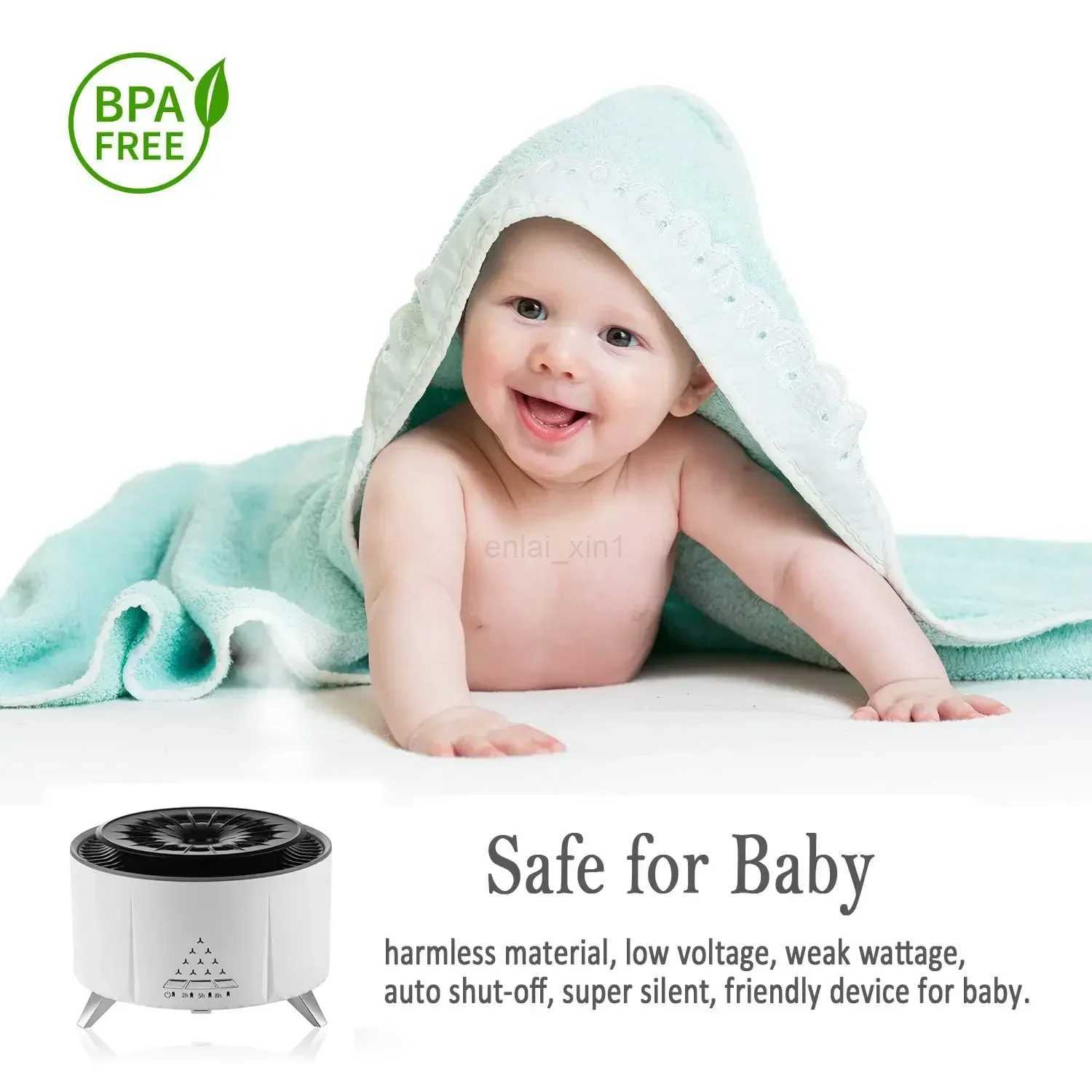 Diffusers for Essential Oils Large Room Cool-Looking Jellyfish Mist 350ml Aromatherapy Diffuser for Home Bedroom Dropshipping Y240806