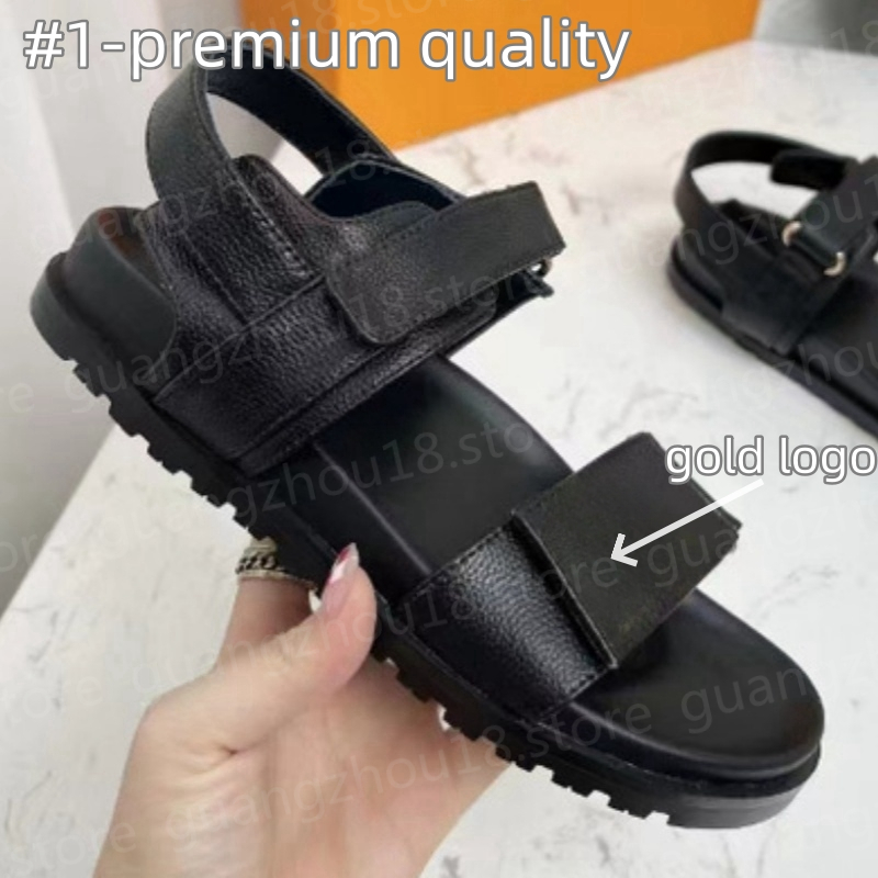 (go off picture not the description) Premium Designer Sandals for Women Summer Holiday Daily Style Shoes Denim Lichi Leather Sandals with Metal Logo