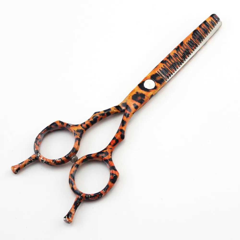 New Arrival Professional JP 440C Steel 5.5-inch Leopard Ceramic Barber Z241213