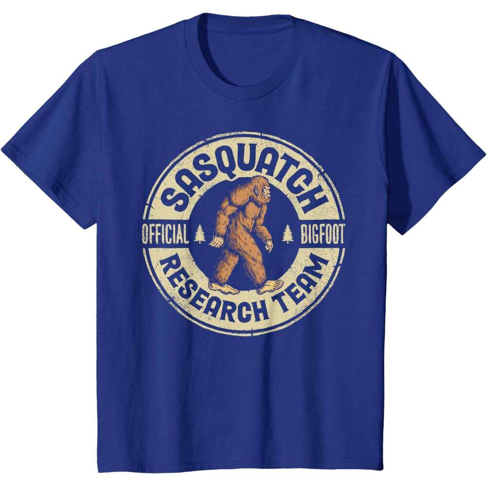 T shirt Mens Bigfoot Research Team Retro Vintage Sasquatch Men Women T-Shirt shirts tshirt graphic tee Casual tops summer clothes Short sleeve Free sh