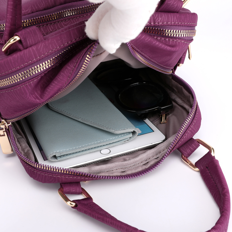 Brand Women Crossbody Bag portable Female Clutch Shoulder bags Nylon Messenger Bags Multi-pocket square bag Ladies Handbags