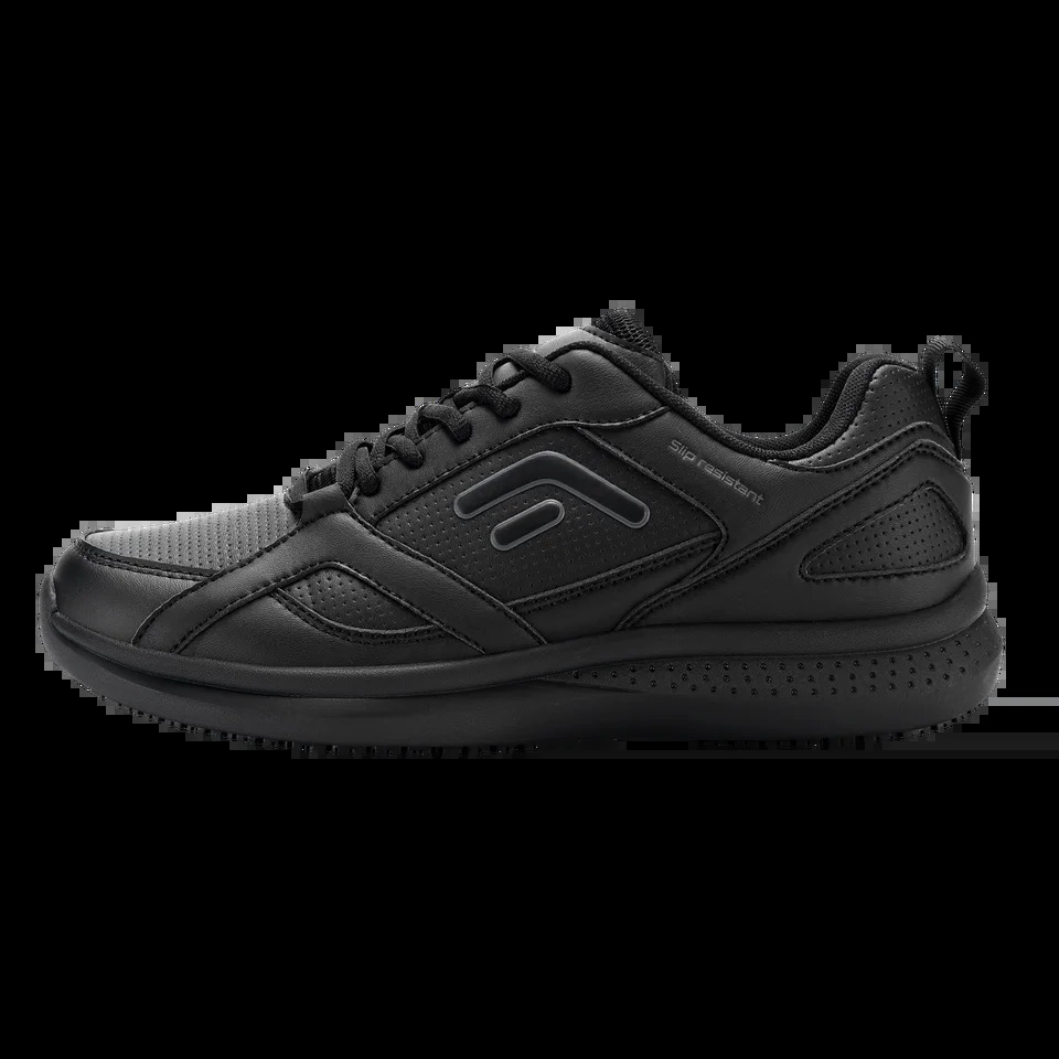 FitVille Mens Work Shoes Wide Athletic Lightweight Breathable Slip Resistant and Non Slip Walking Casual Sneakers 240801