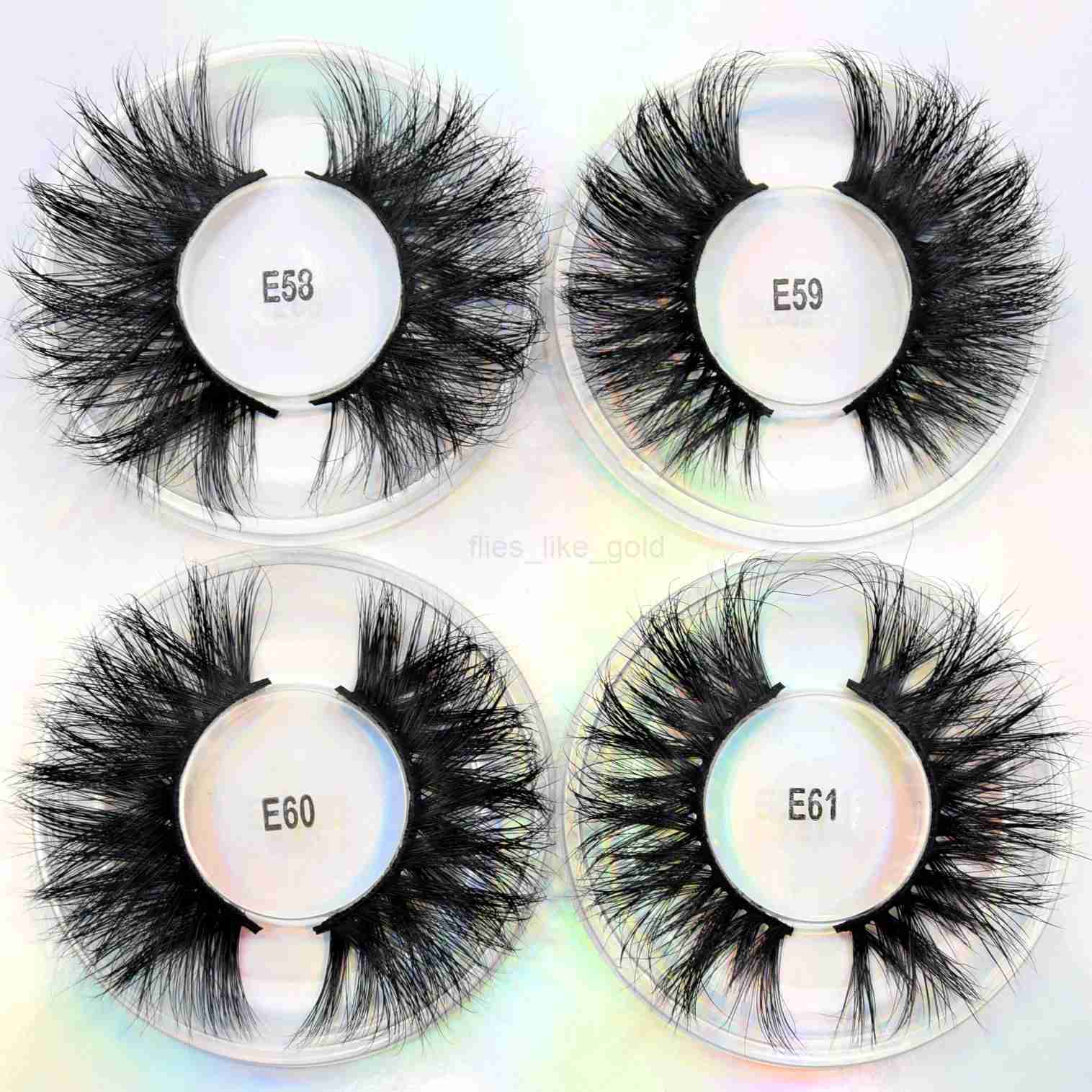 Viscofree 25mm mink eyelashes dramatic long mink eyelashes makeup full eyelashes 25mm false eyelashes 3D mink eyelashes reusable W240803