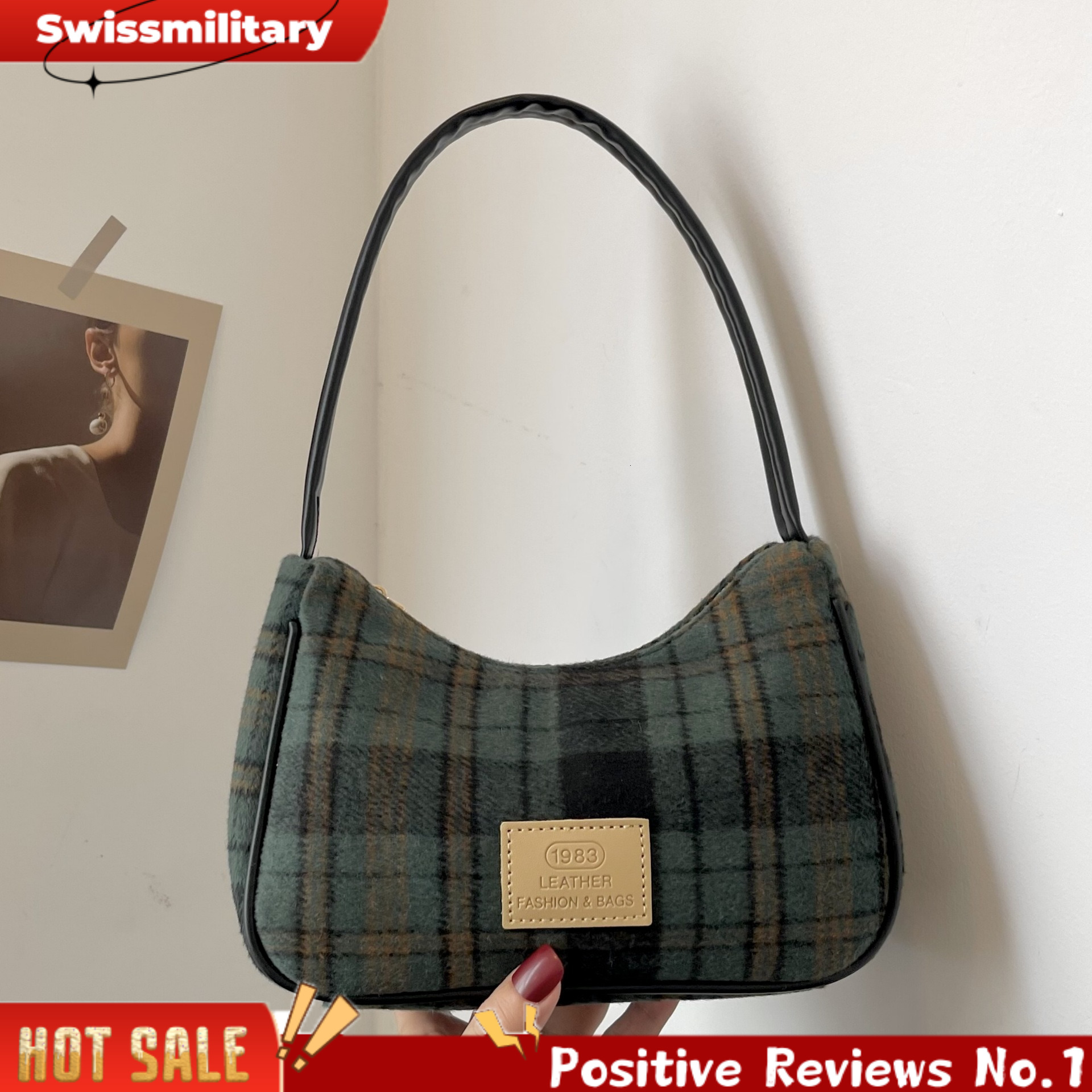 2024 Spring Crowd Design Woven Small Women's New Popular One Shoulder Underarm Super Hot Handheld Bag H7.18#26