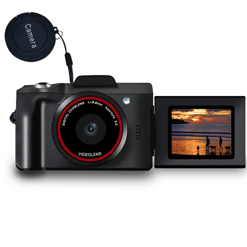 Compact Digital Pography Camera Vintage Vlog Video Recorder Camcorder Camera With 2.4-inch TFTLCD LCD Swivel HD Screen 240731
