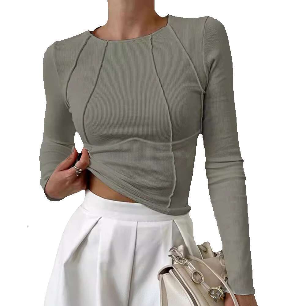 Summer Spring Short-sleeved Hollow Out Slim Top Female Long Sleeve Tee Shirts Sports Fitness Lace Plaid Skinny Base Womens T Shirt Clothes Graphic T S