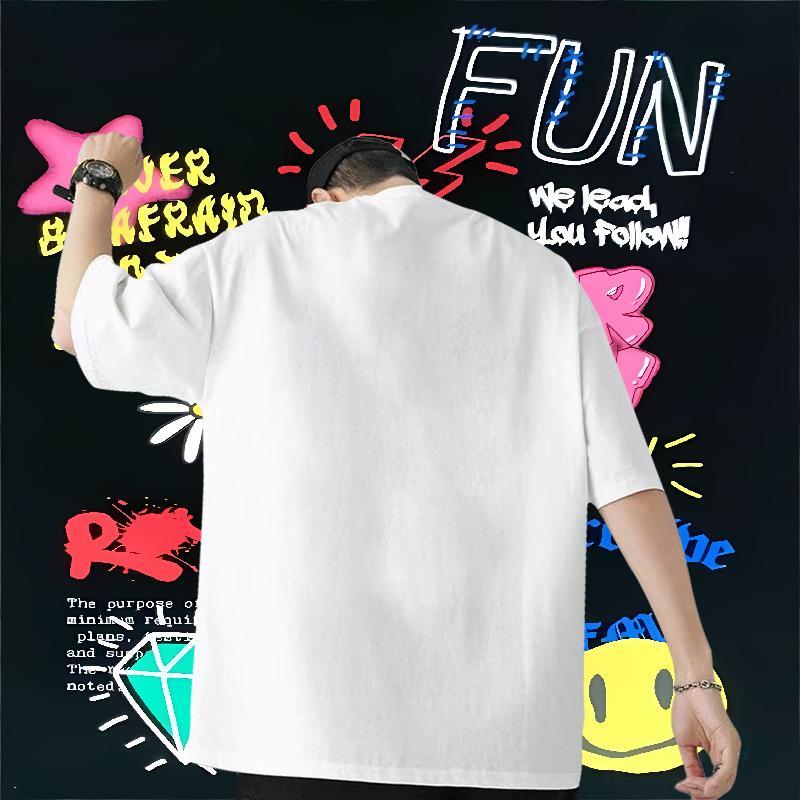 Factory Direct Man T Shirts 230g 100% Cotton sheep Casual Tops Tees Short Sleeve O-Neck Free Shipping Mens Tshirts Custom Print Oversized