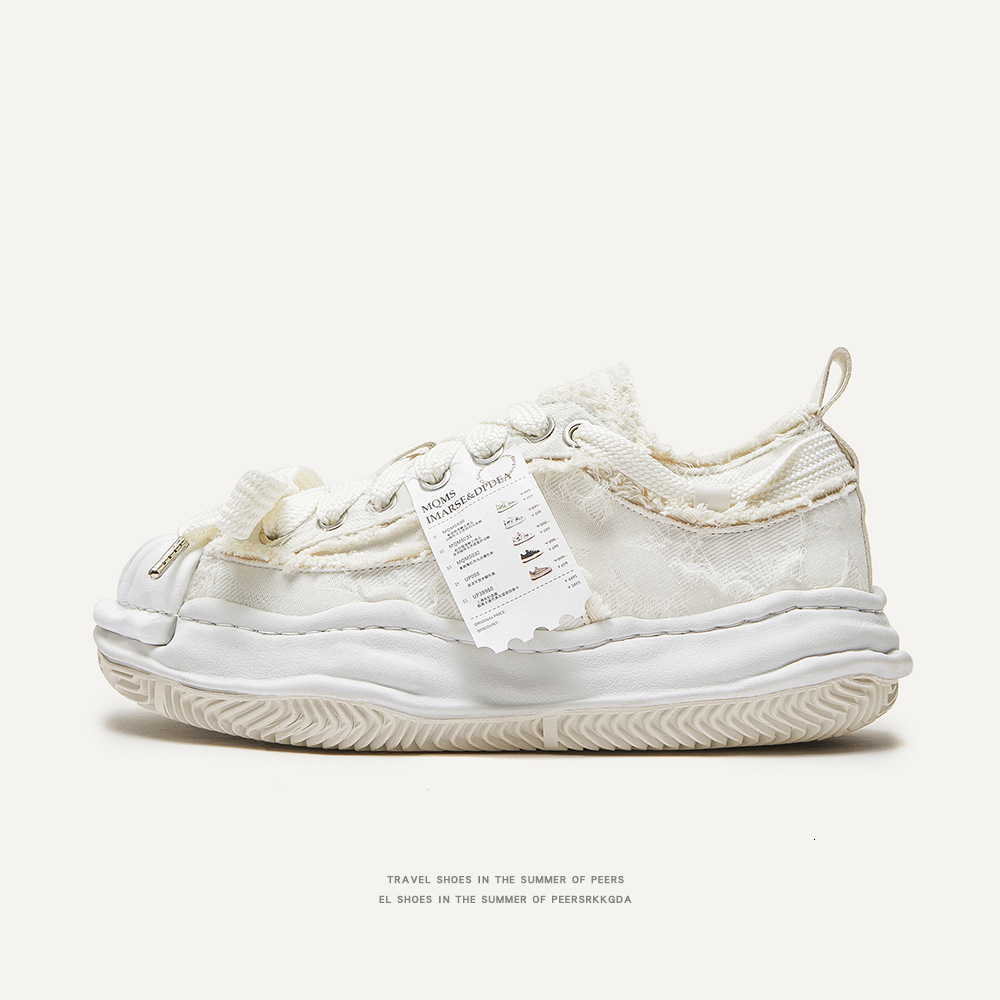 Ddmysports Deconstruction Of Shoe Shopping Ticket Series Dissolved Thick Soled White Trendy Board Shoes Men S And Women Outdoor
