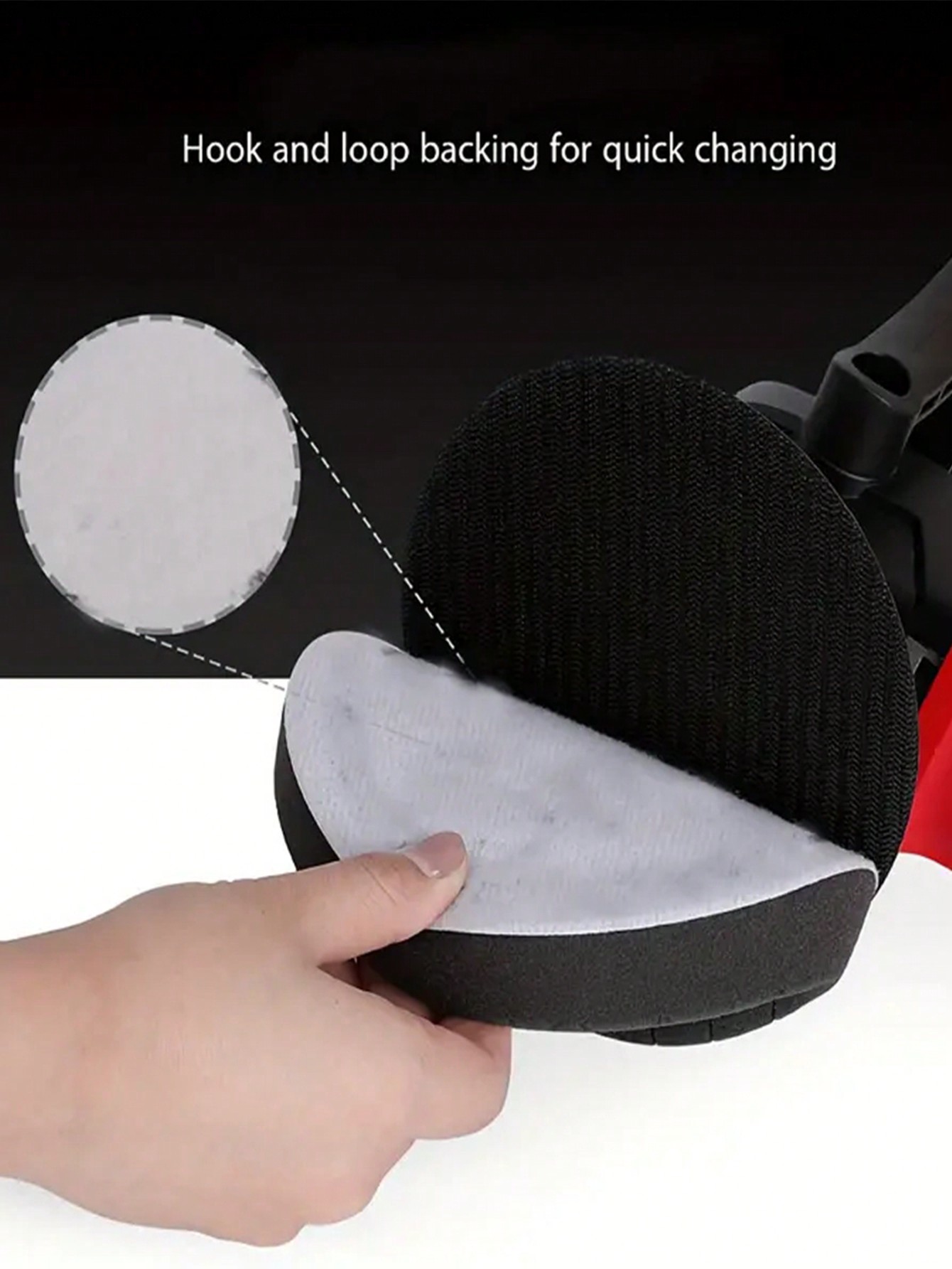 Polishing sponge disc 4 "-6" 5-piece waxing disc polishing pad Sponge polishing disc