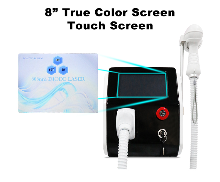 Hot Sale Portable 808 Diode Laser Hair Remover High Frequency Fast Depilation Non-invasive Powerful Painless Ice Hair Removal Machine