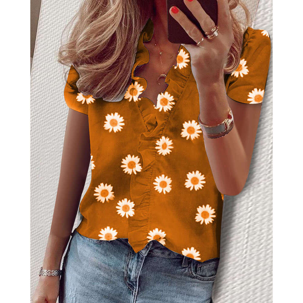 Best Saller Short-sleeved High Street Casual Slim Streetwear Women Short Streetwear Clothes Lace Slim-fit Skinny Base Solid Turtleneck Graphic T Shirt