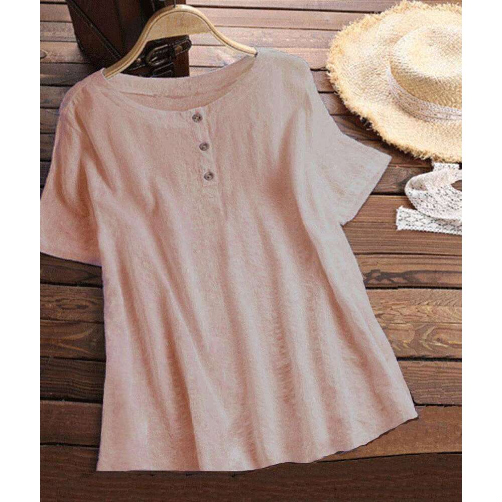 Shirts for Women Designer Best Saller Short-sleeved Female Casual Slim Streetwear Summer Printing Short Sleeve Pure Cotton Stripe Skinny Base Graphic 