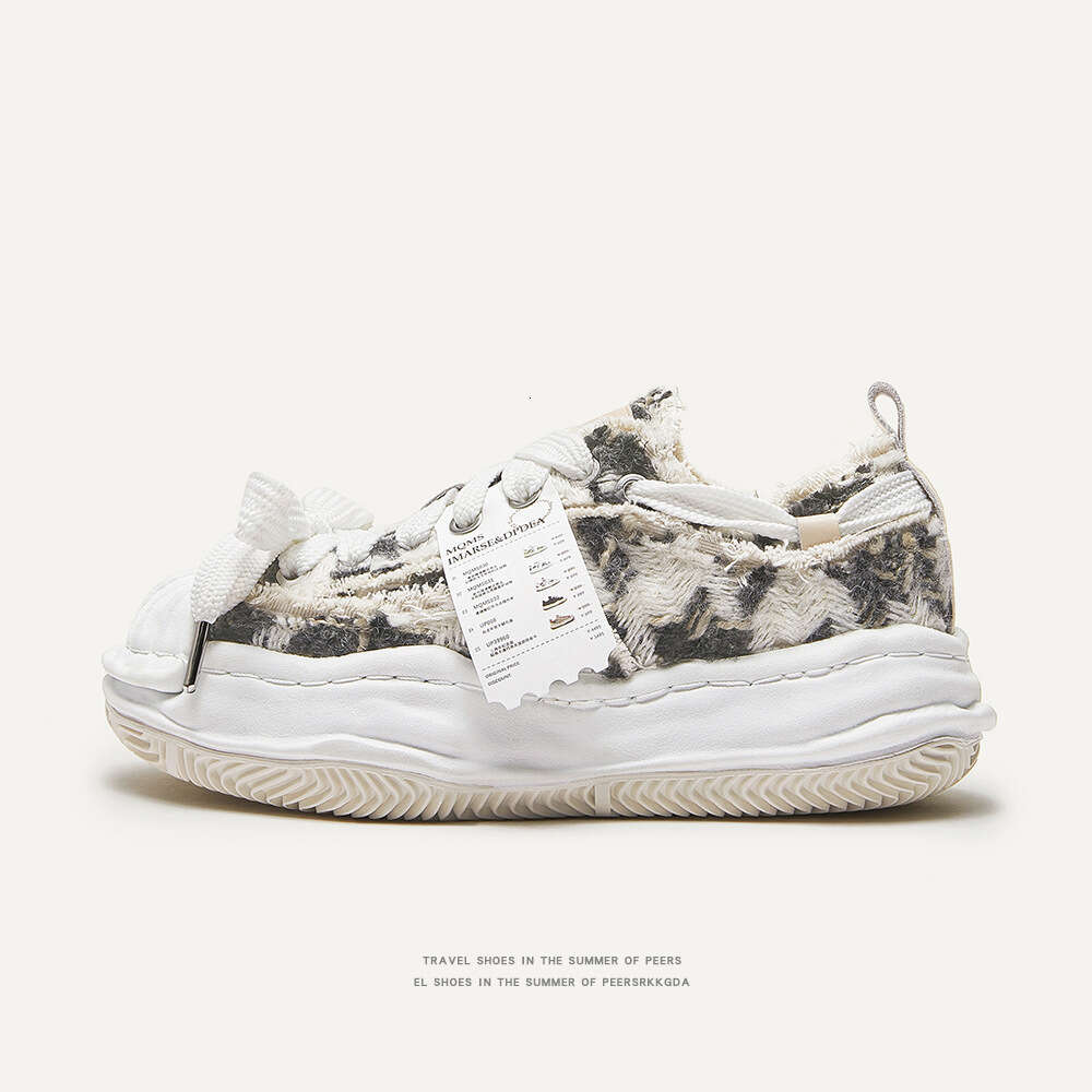 Ddmysports Deconstruction Of Shoe Shopping Ticket Series Dissolved Thick Soled White Trendy Board Shoes Men S And Women Outdoor