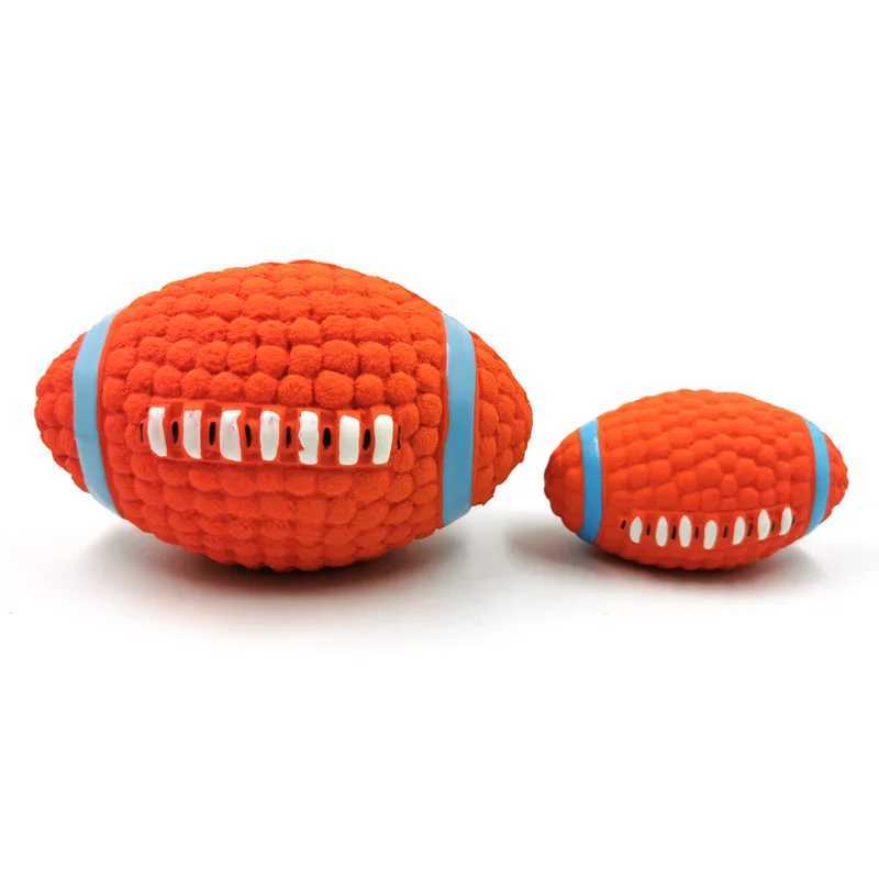 High Quality Soft pet ball squeeze for small and large dogs rugby tennis volleyball basketball latex teeth cleaning training toys T2504012