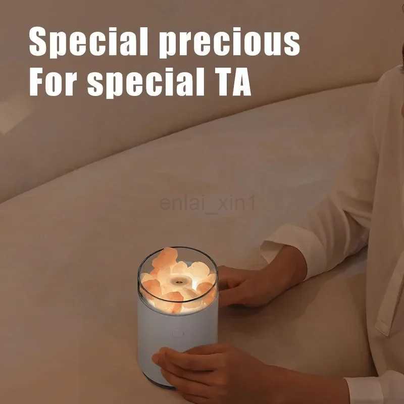 Colorful Aroma Diffuser Humidifier Aromatherapy Diffuser 7 Colors Light Salt Lamp Ultrasonic Cool Mist Humidifier Auto Shut Y240806