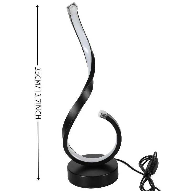1PC Compact Modern Ironwork USB Three-color Dimming Desktop Decorative LampKL240731