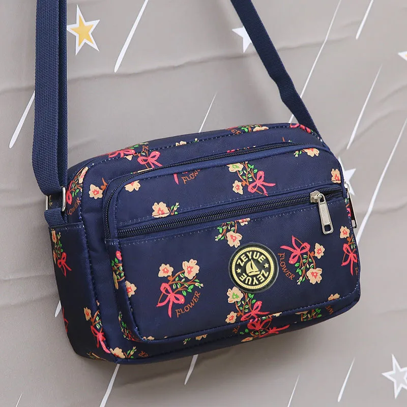 Women Cross Bag Women's Satchel Nylon Cloth Leisure Shoulder Mommy Night Market Bag Direct Approval Commuter Messenger Bag