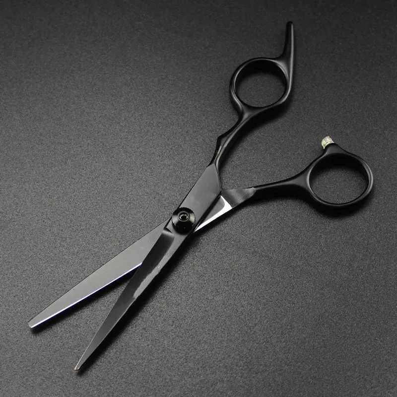New Arrival Professional Japanese Steel 6-inch Black Screw Barber Z241213