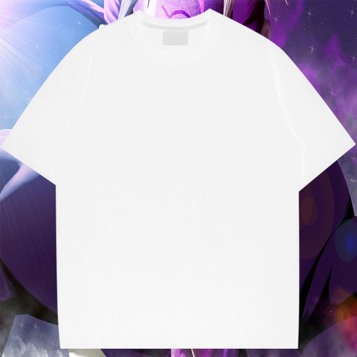 Cool Men Tshirts Casual Daily Wear 230g Cotton DIY Logo Oversized Breathable Short Sleeve letter T-Shirts 2024 Summer Clothes