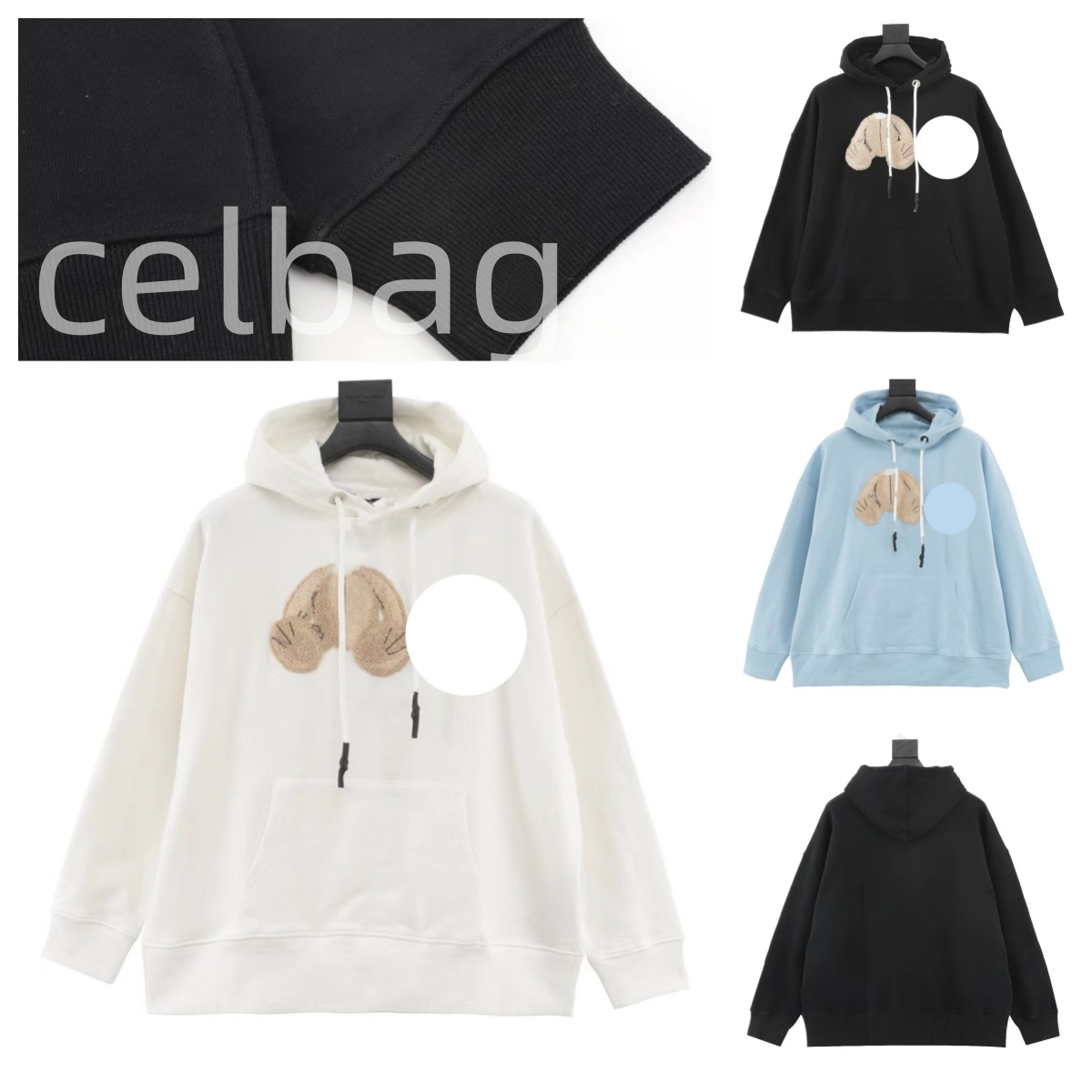 High version hooded long-sleeved outerwear for men and women High street chic outerwear