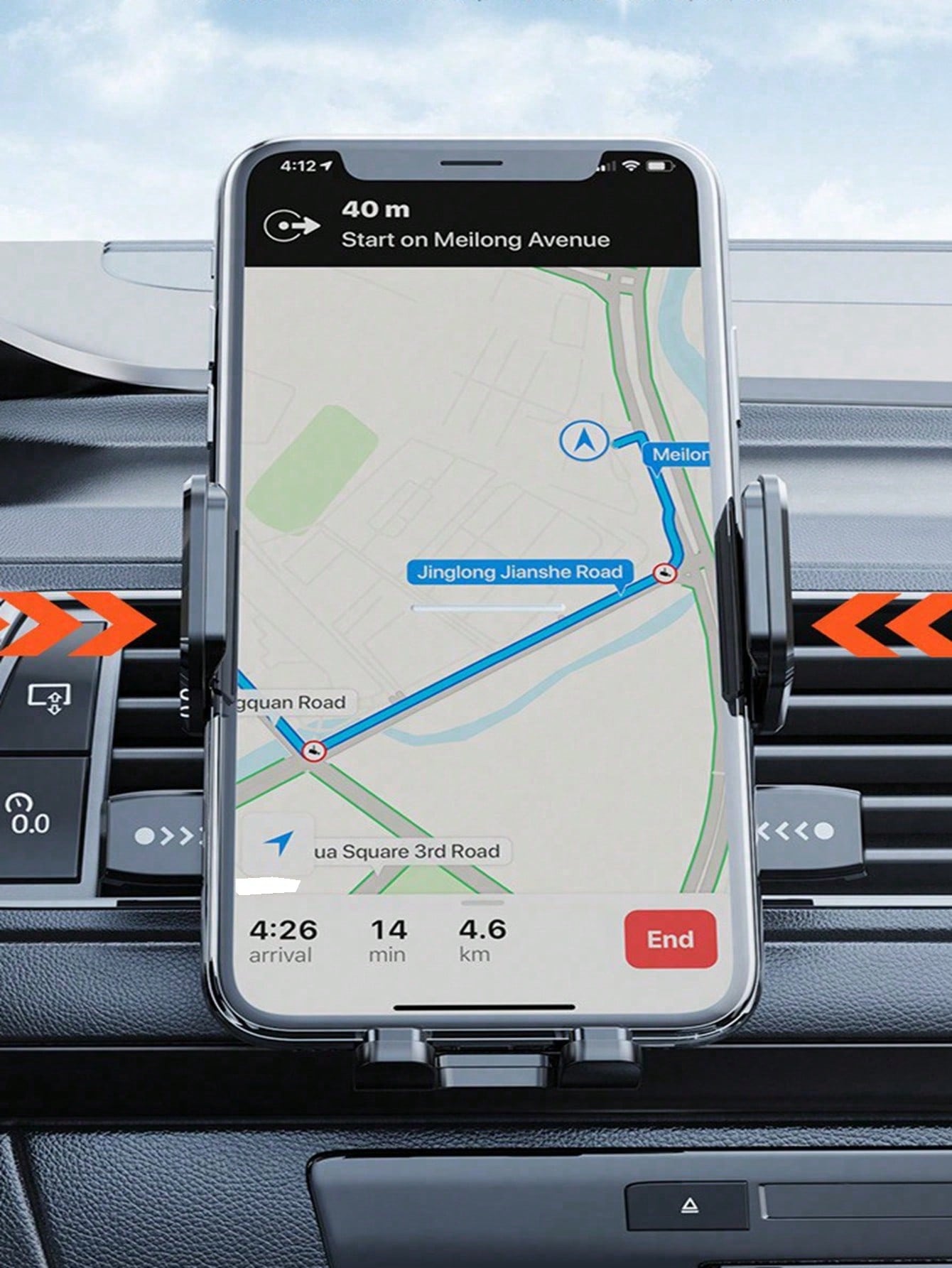 Car phone bracket Car general large suction cup windshield console anti-shake bracket Mobile phone bracket