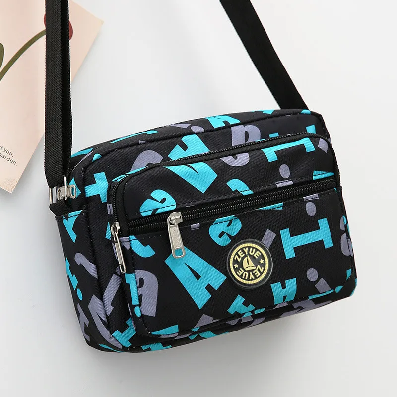 Women Cross Bag Women's Satchel Nylon Cloth Leisure Shoulder Mommy Night Market Bag Direct Approval Commuter Messenger Bag