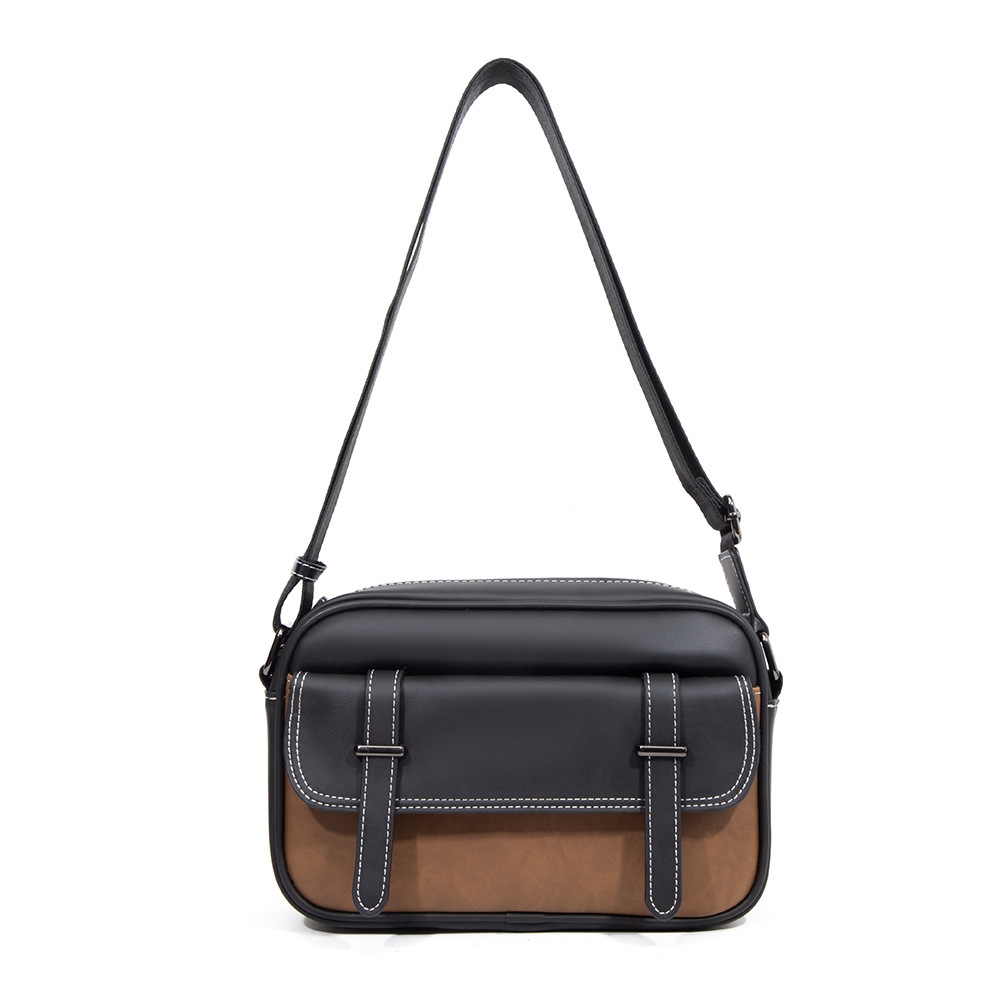 New men's shoulder bag trendy brand retro fashion shoulder bag crossbody bag outdoor mailman bag back backpack