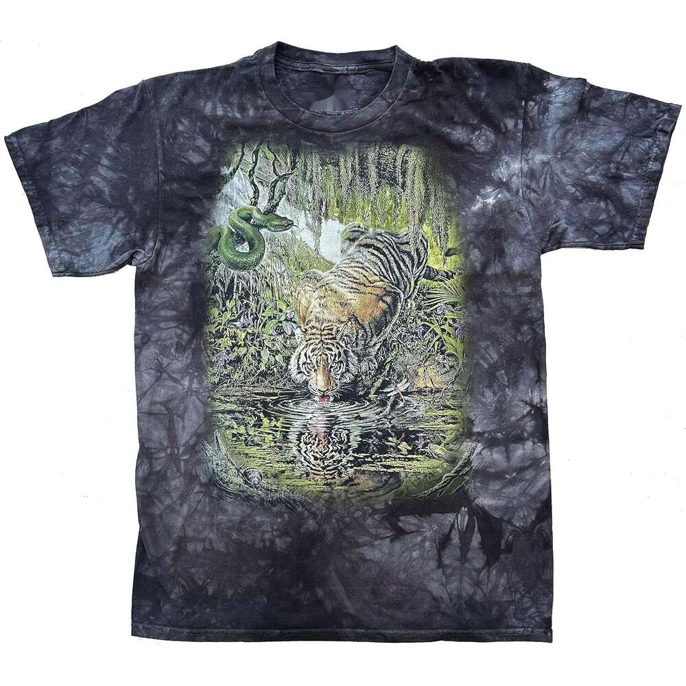 2025S Fashion Designer Designer T Shirt Mens Enchanted Tiger T Shirt Shirts Tshirt Graphic Tee Casual Tops Summer Clothes Short Sleeve