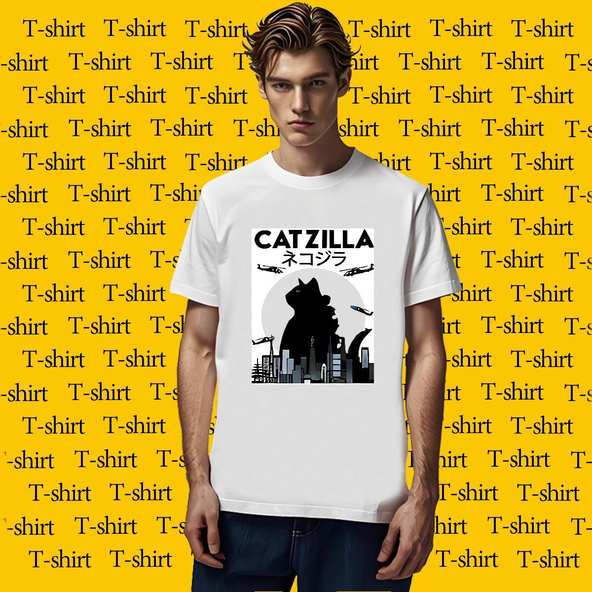 2024 Designer Mens T Shirts 230g Cotton cat Spring Summer Wear Breathable Crew Neck Soft Mens Tshirts Custom Printed