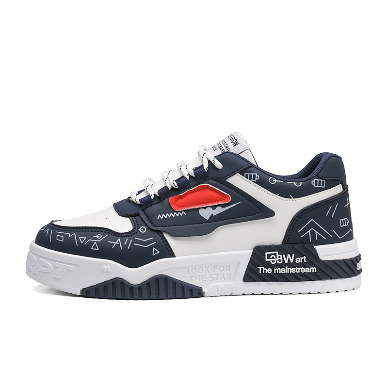 Men's versatile thick soled fashionable breathable casual shoes