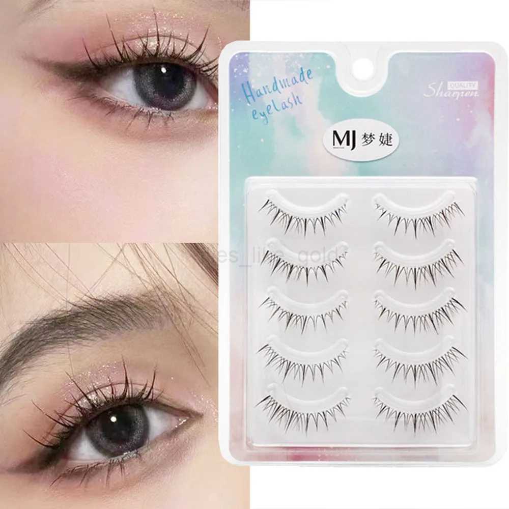 Korean Zhang Yuanying False Eyelash Extension Tool Makeup Transparent Eyelash Light Natural Soft False Eyelash W240803