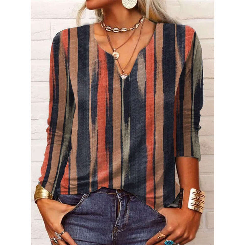 New Merchandise Loose Versatile High Street Hip Hop Hollow Out Slim Top Female Sports Fitness Pure Cotton Round Neck Stripe Solid Turtleneck Man Woman