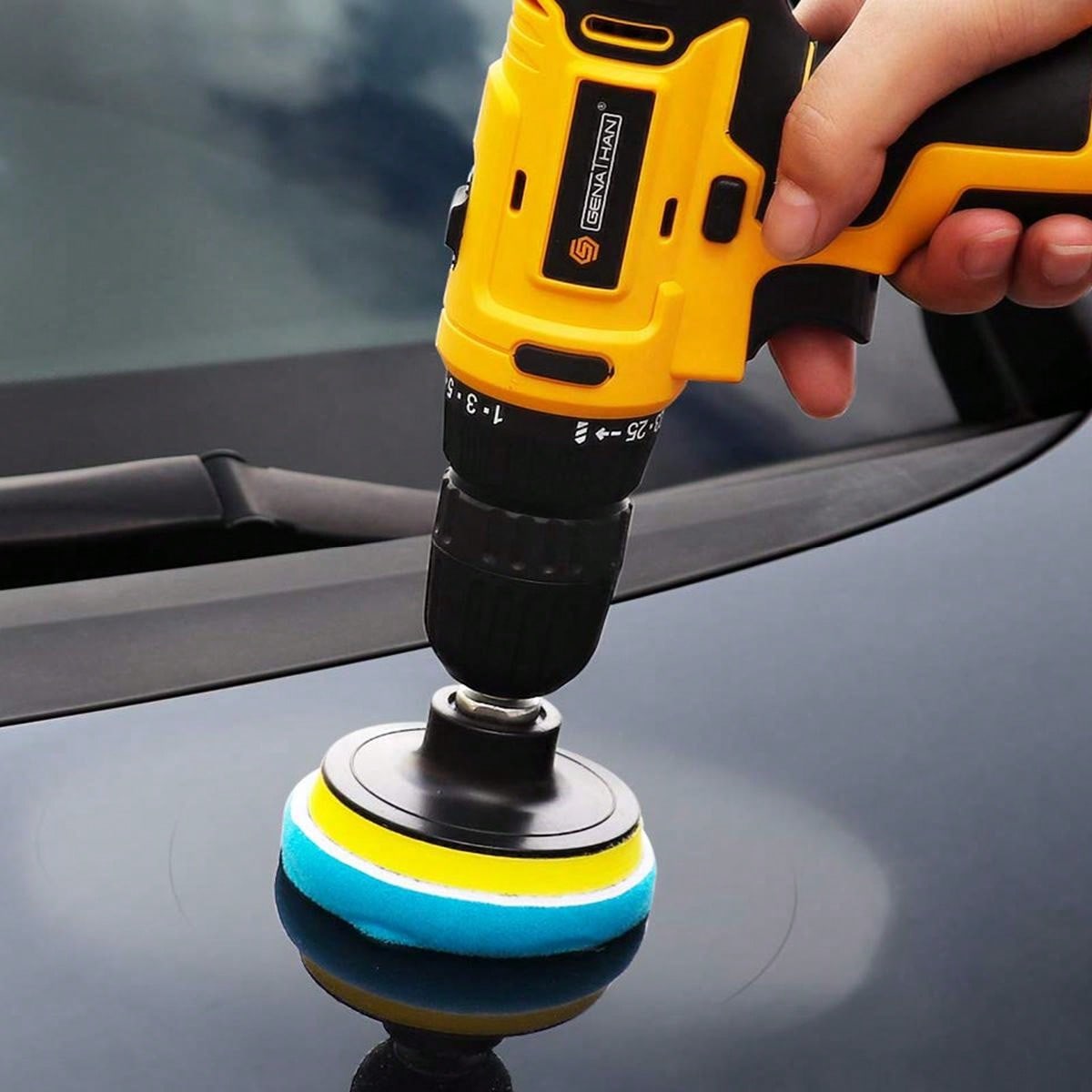 3-inch 22-piece polishing sponge dish waxing dish