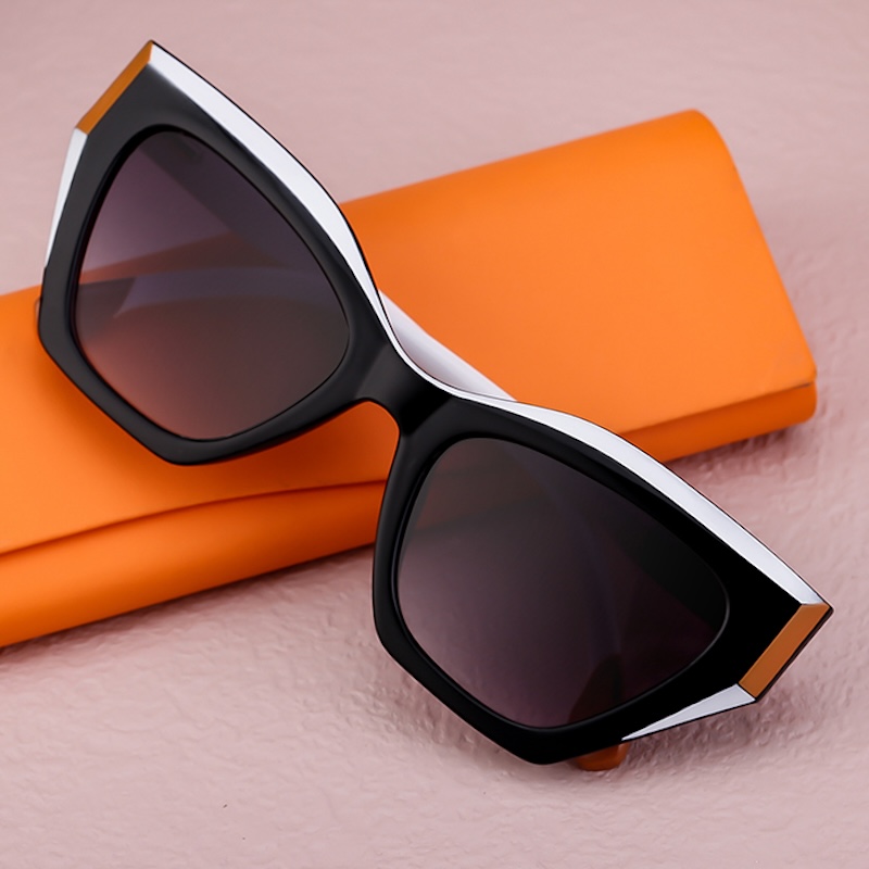 Cat Eye Sunglasses Women Butterfly Steampunk Oversized Cyberpunk Futuristic Brand Designer Sun Glasses Men Lady Fashion Cool Personalized S116 IVISTA