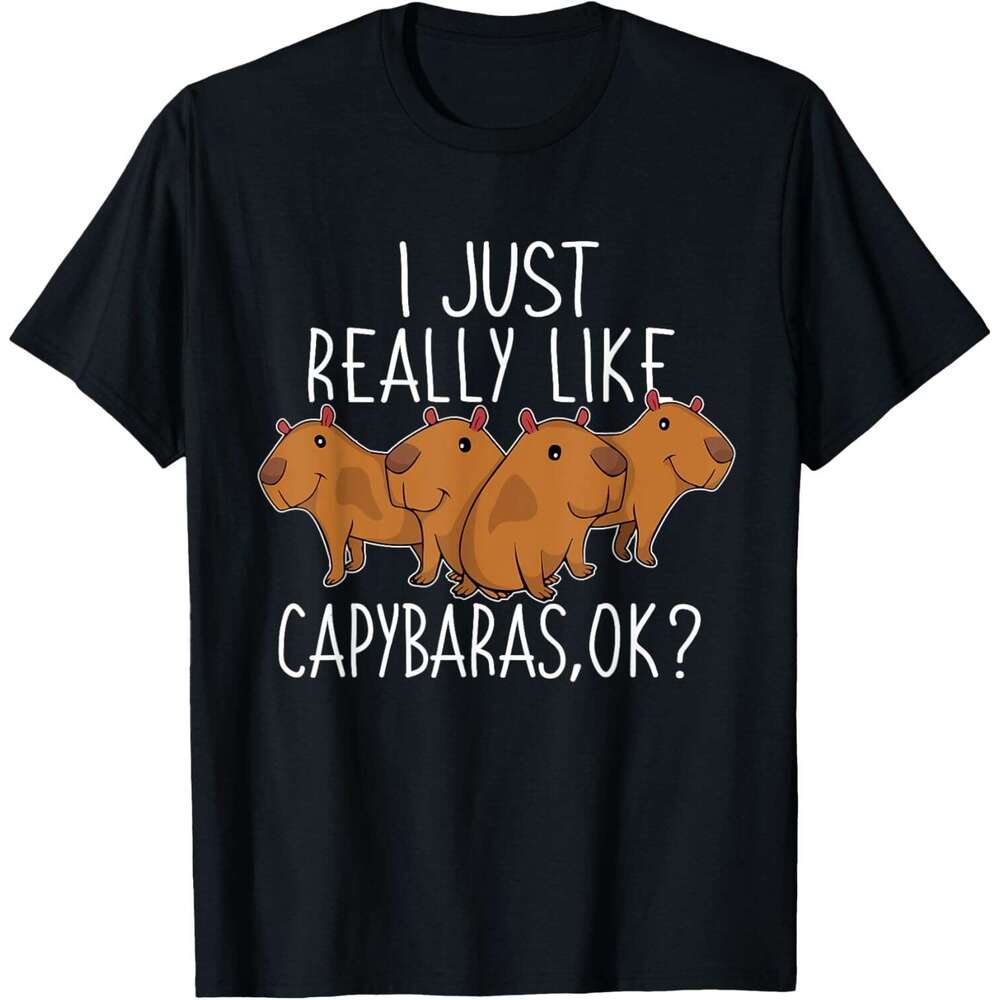 Fashion T shirt Mens Lover Kids Women Cute Capybara T-Shirt shirts tshirt graphic tee Casual tops summer clothes Short sleeve Free shipping