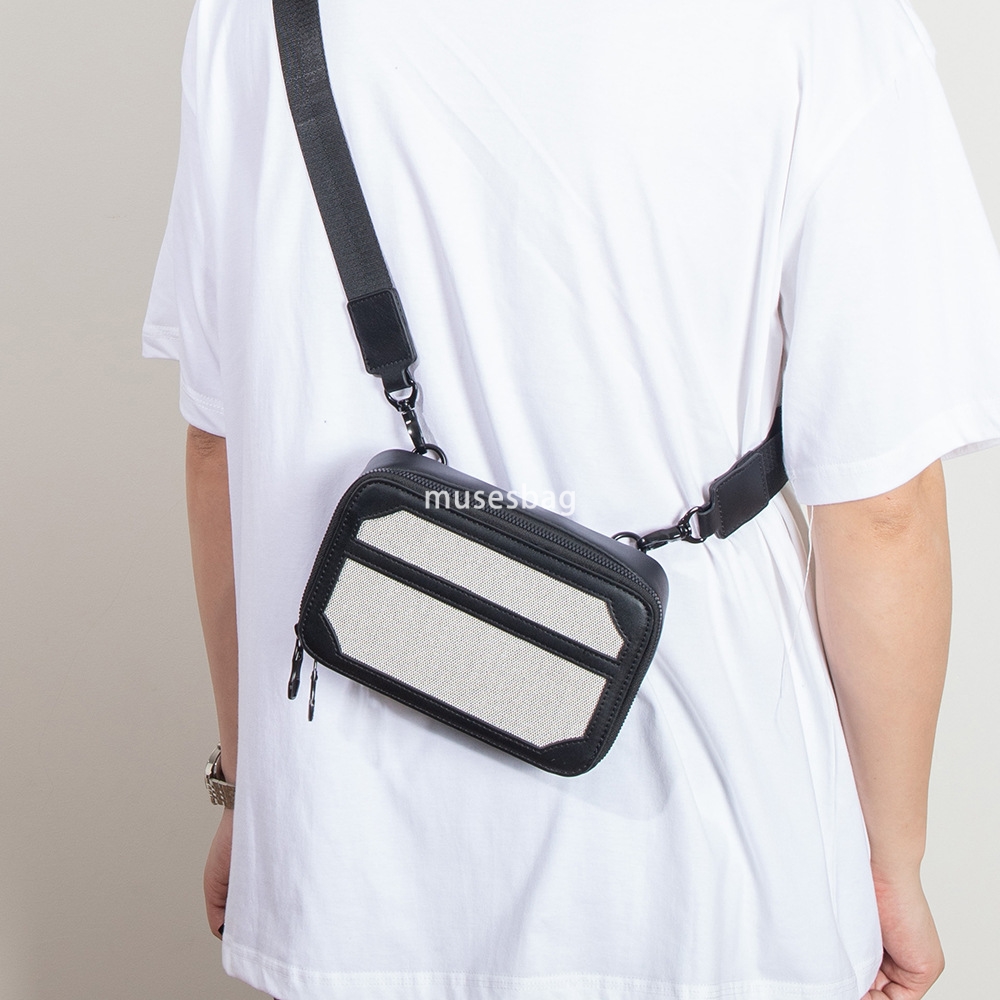 Crossbody bag men's new high-quality small package ins Japanese simple casual shoulder bag fashion box bag wholesale