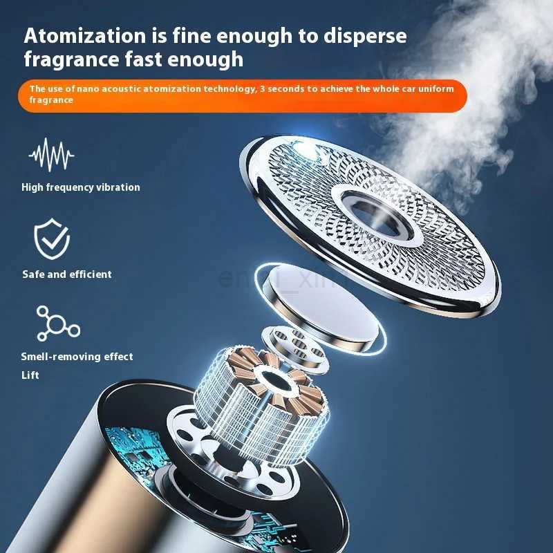 Freshener Electric Auto Diffuser Aroma Fragrance Mist Car Perfume Accessories Humidifier Air Aromatherapy Y240803 Free shipping