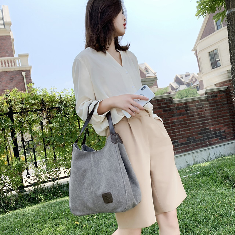Yogodlns Quality Fashion Women's Handbag Cute Girl Tote Bag Leisure Bag lady canvas bag modern handbag