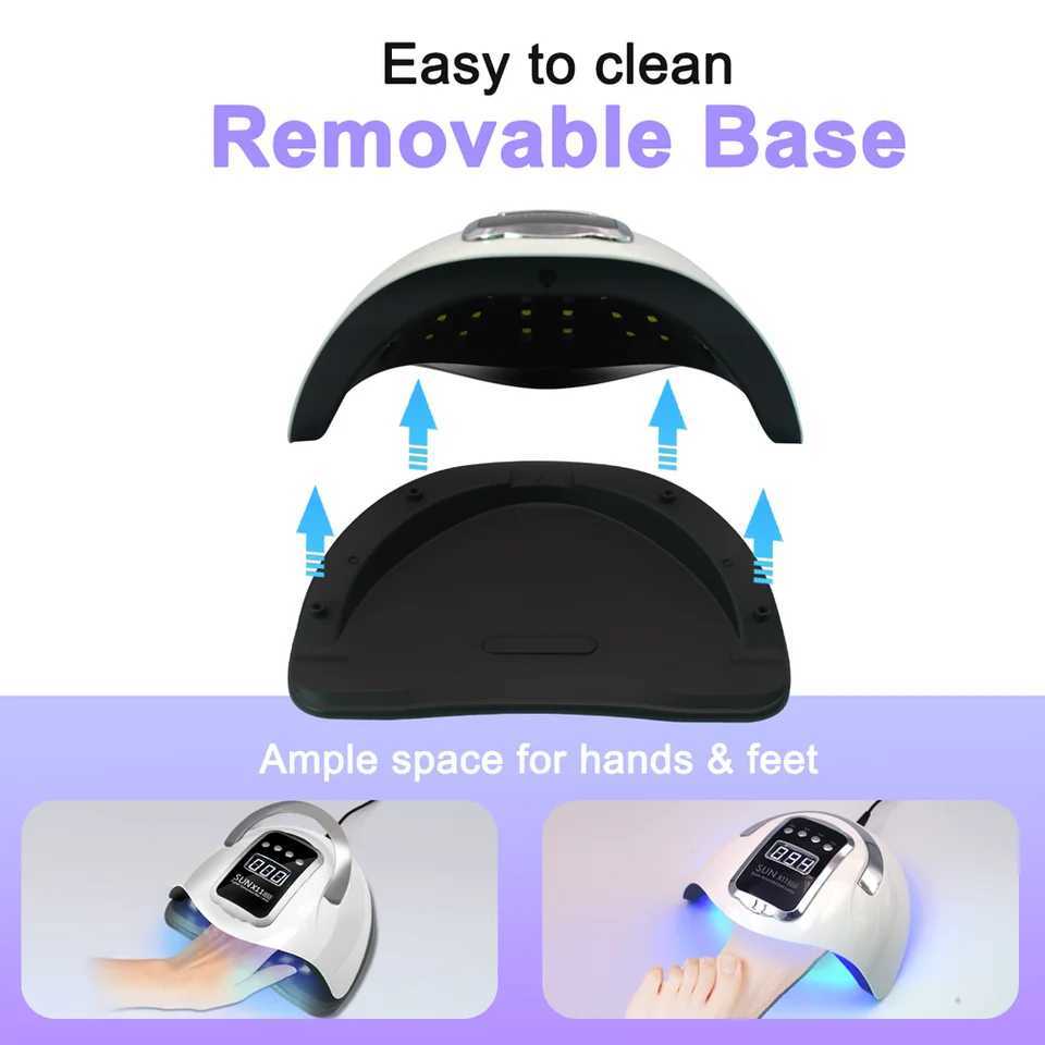 SUN X11 MAX Professional Nail Drying Lamp for Manicure 280W Nails Gel Polish Drying Machine with Auto Sensor UV LED Nail LampCL2400806