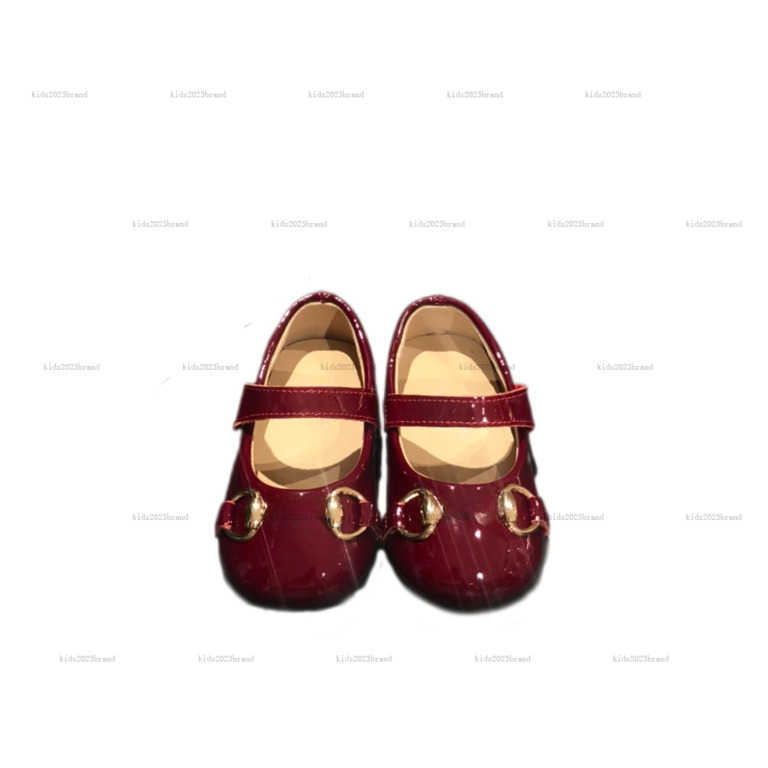 New toddler girl shoes high quality kids leather shoes Size 20-25 designer baby prewalker Box Packaging girls First Walkers