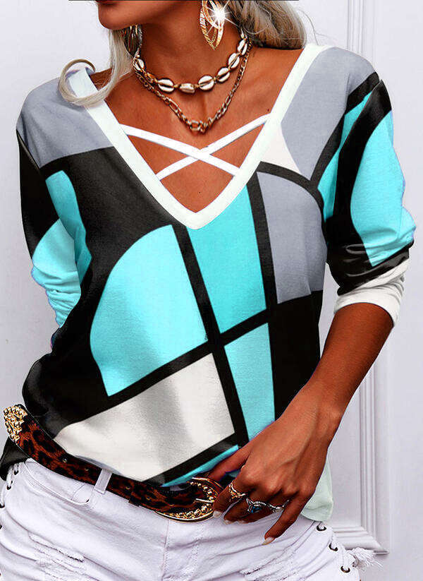 Tshirts New Merchandise Loose Versatile Fashion O-neck Crop Tops Long Sleeve Tee Shirts O Neck Sports Fitness Collar Blouse Backless Stretch Casual Un