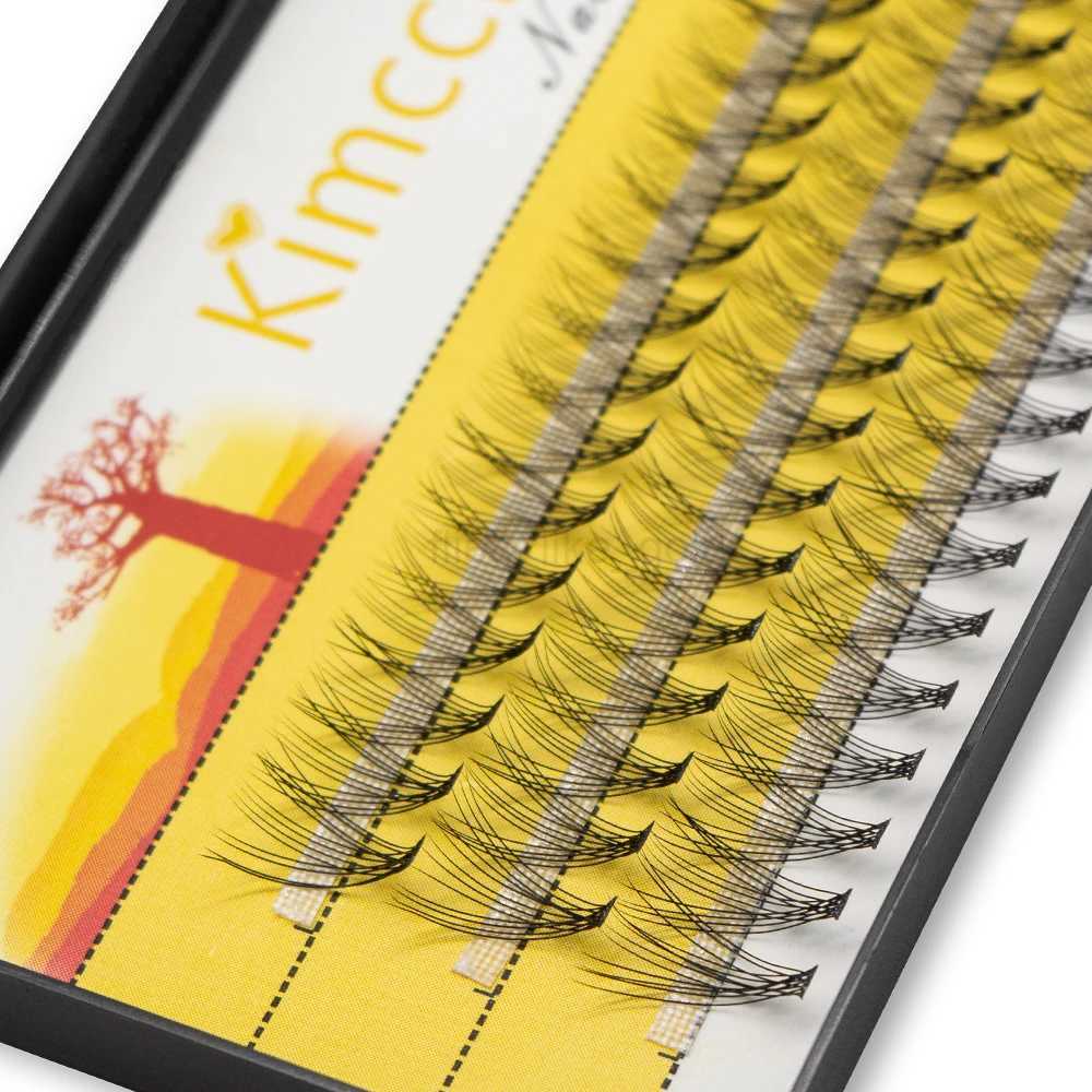 Kimcci 60/Case Natural False Eyelash Extension Makeup 12D Mink Personal False Eyelash Professional False Eyelash W240803