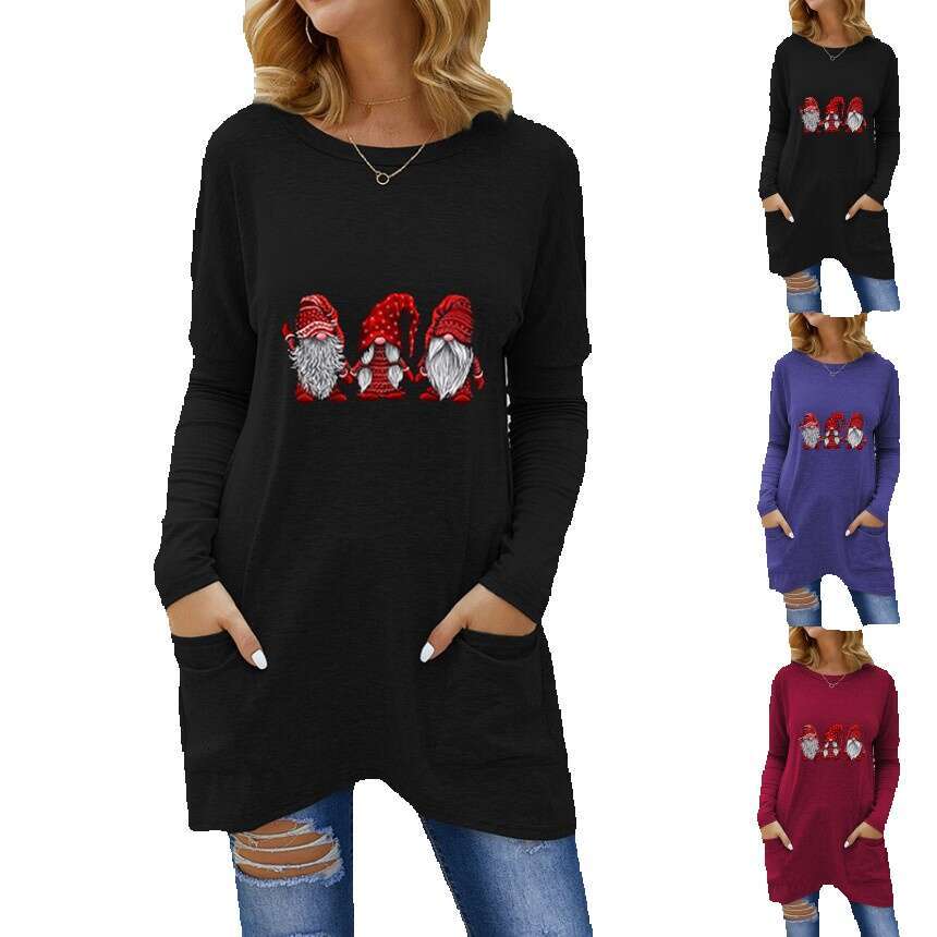 Fashion Spring Loose Versatile Long Sleeve Tee Shirts Brushed Sports Fitness Round Neck Womens Collar Blouse Street Activity Crop Tops2 Graphic T Shir