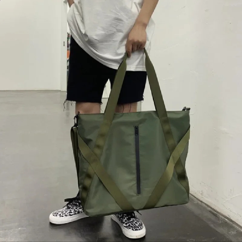 Practical Mens Big Handbag Fashion For Man Large Capacity Cross Bag Men Fit Short Distance Travel Shoulder 240802