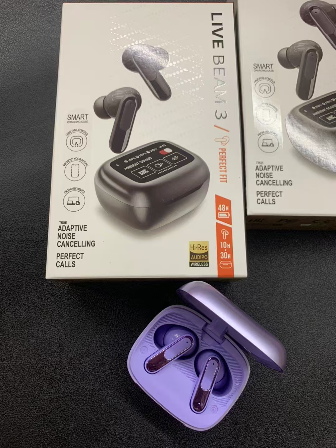 LIVE BEAM 3 Bluetooth Wireless Deep Bass Foldable Sport Gaming Music Headset with Microphone Noise wireless earphones