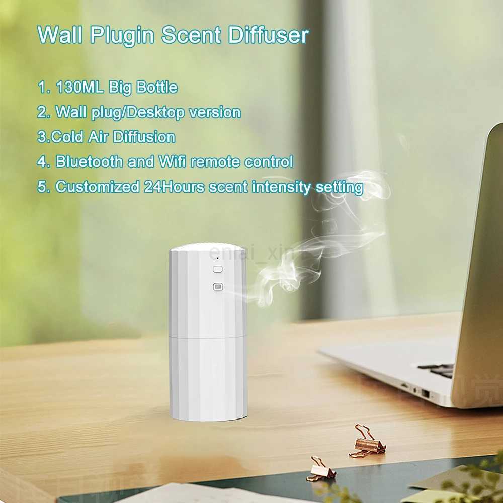 Hotel Toilet Essential Oils Diffuser Aromatherapy Machine Electric Aromatic Oasis Home Fragrance Room Aromatizer App Control Y240806