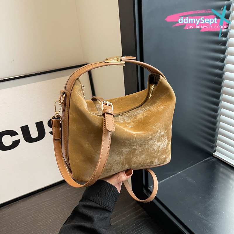 Zipper Ladies Shoulder Retro Versatile 2024 Brand Crossbody Bags for WomenH7.5#32 ddmySept