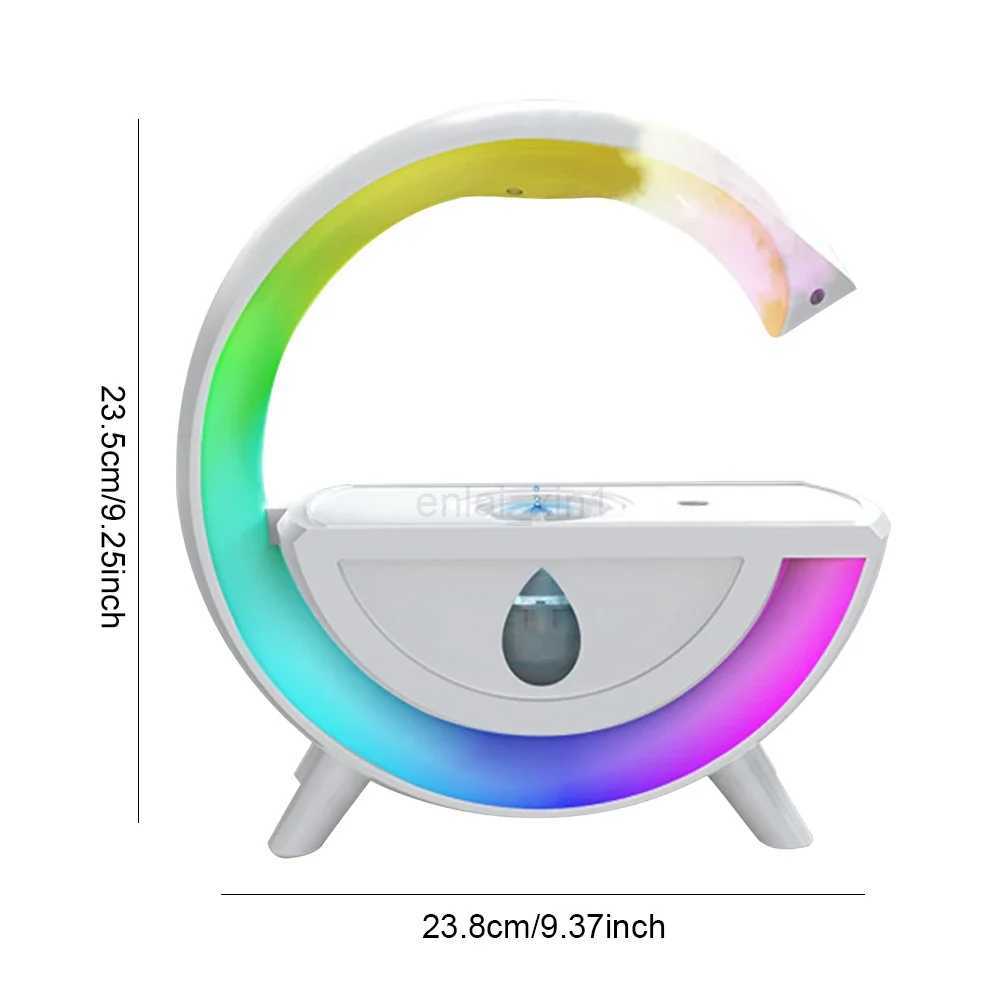 Anti-gravity Air Humidifier Diffuser Creative Aromatherapy Water Droplet RGB Table Lamp Night Light for Office Bedroom Y240803